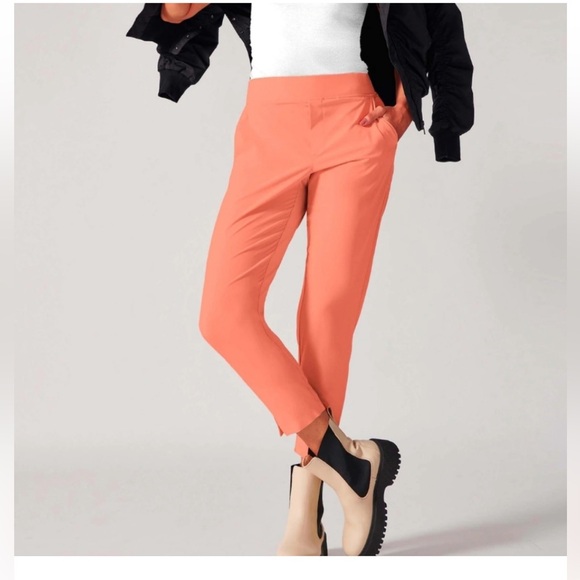 Athleta Sunset Glow Coral Ankle Pant - Picture 4 of 11